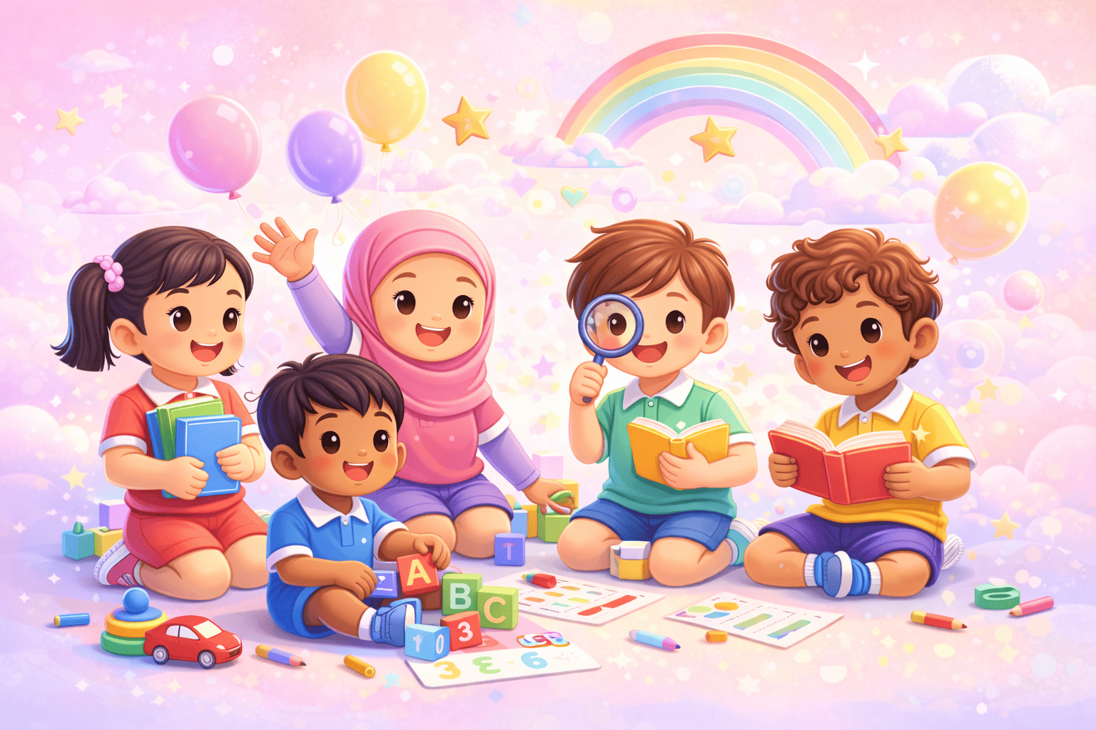 Anak-anak TK Bermain