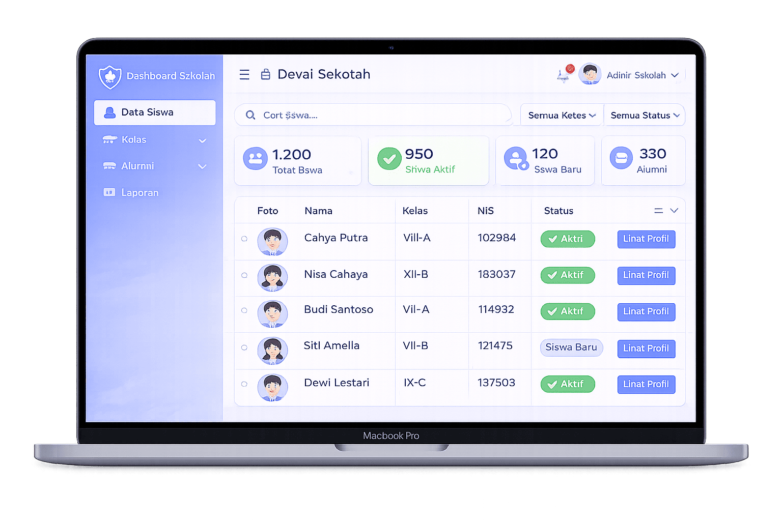 Manajemen Siswa Scholify