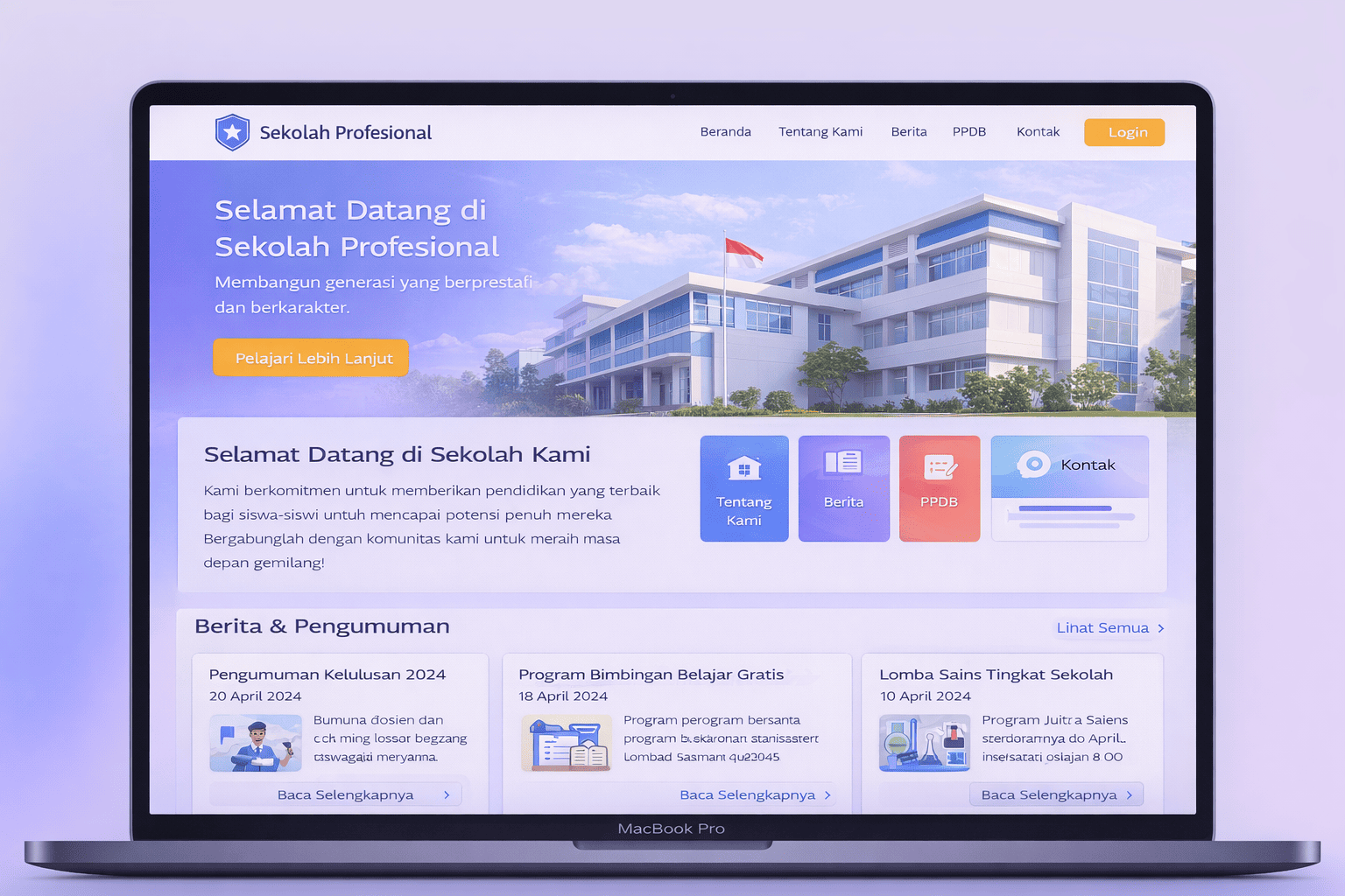 Website Sekolah Scholify