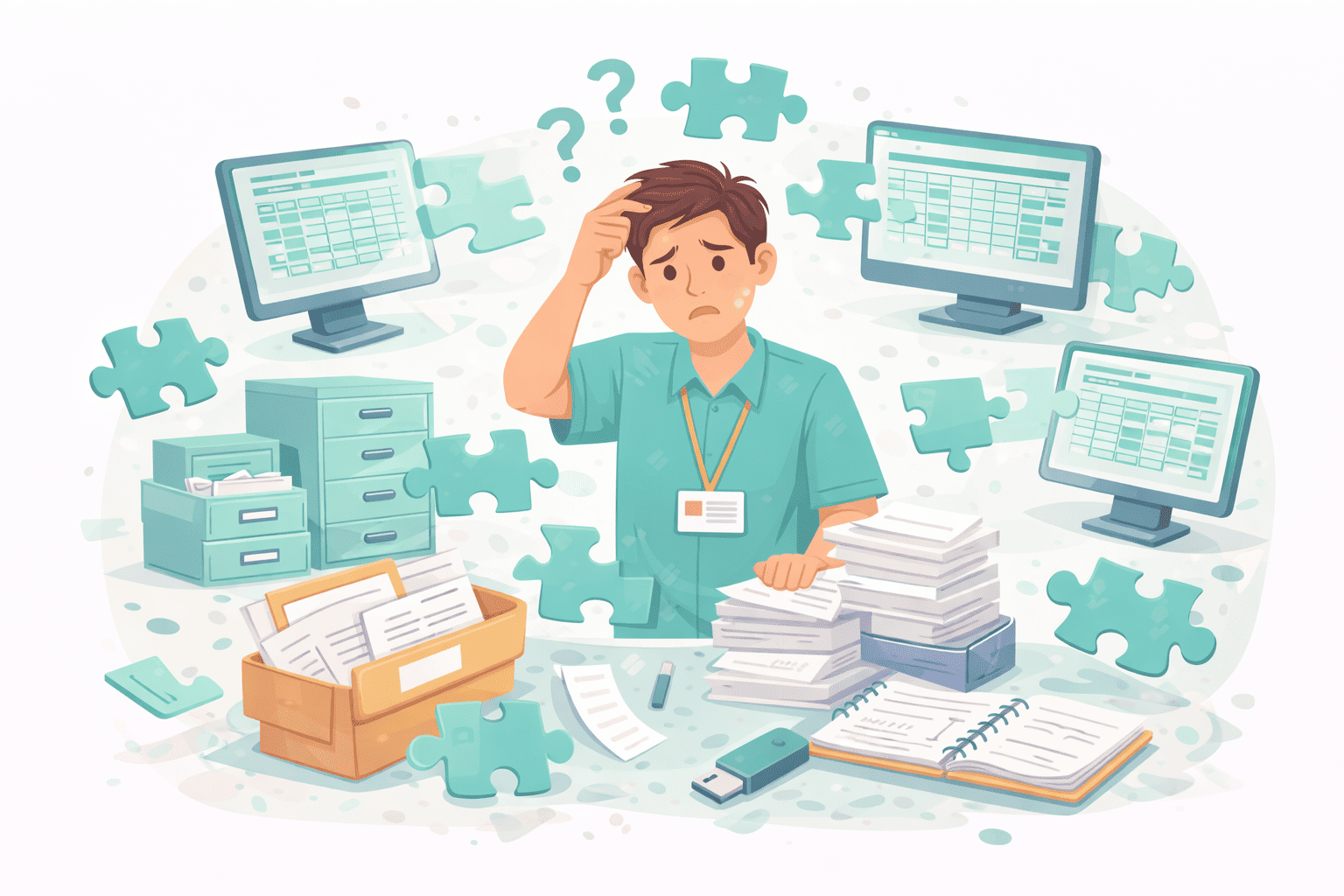 Data Tidak Terintegrasi